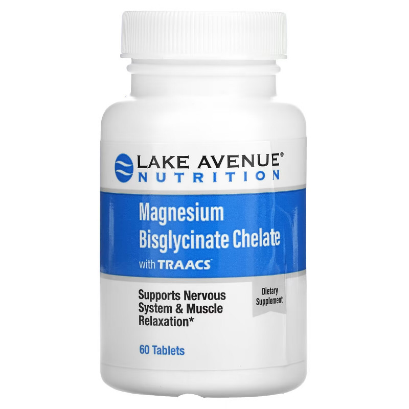 Lake Avenue Nutrition, Magnesium Bisglycinate Chelate, 200 mg, 60 Tablets