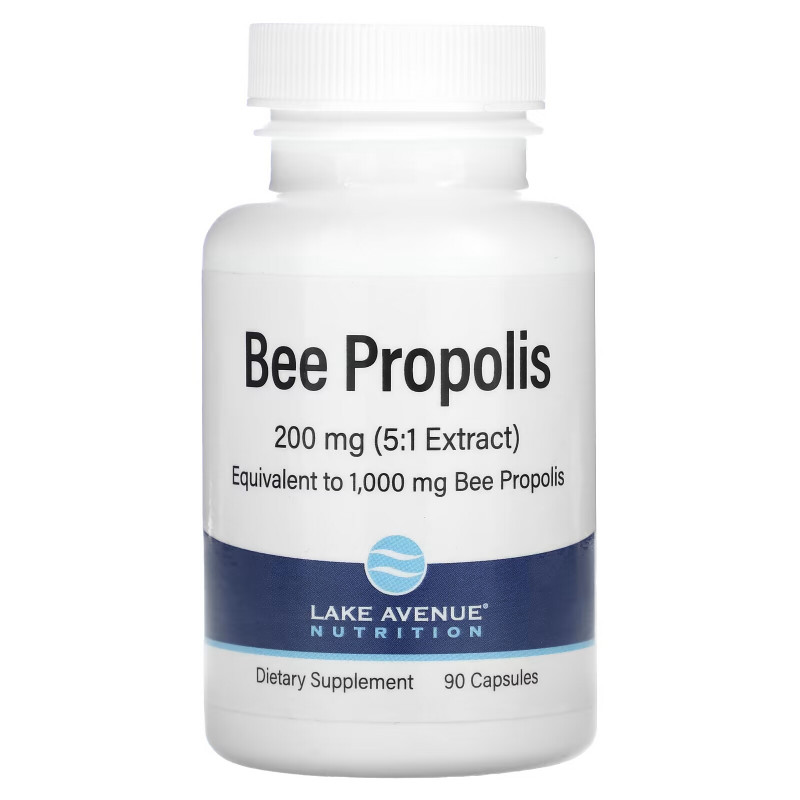 Lake Avenue Nutrition, Bee Propolis, 5:1 Extract, 1,000 mg, 90 Veggie Capsules