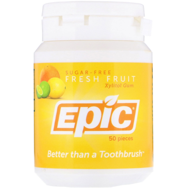 Epic Dental Fresh Fruit Gum 50 Pieces