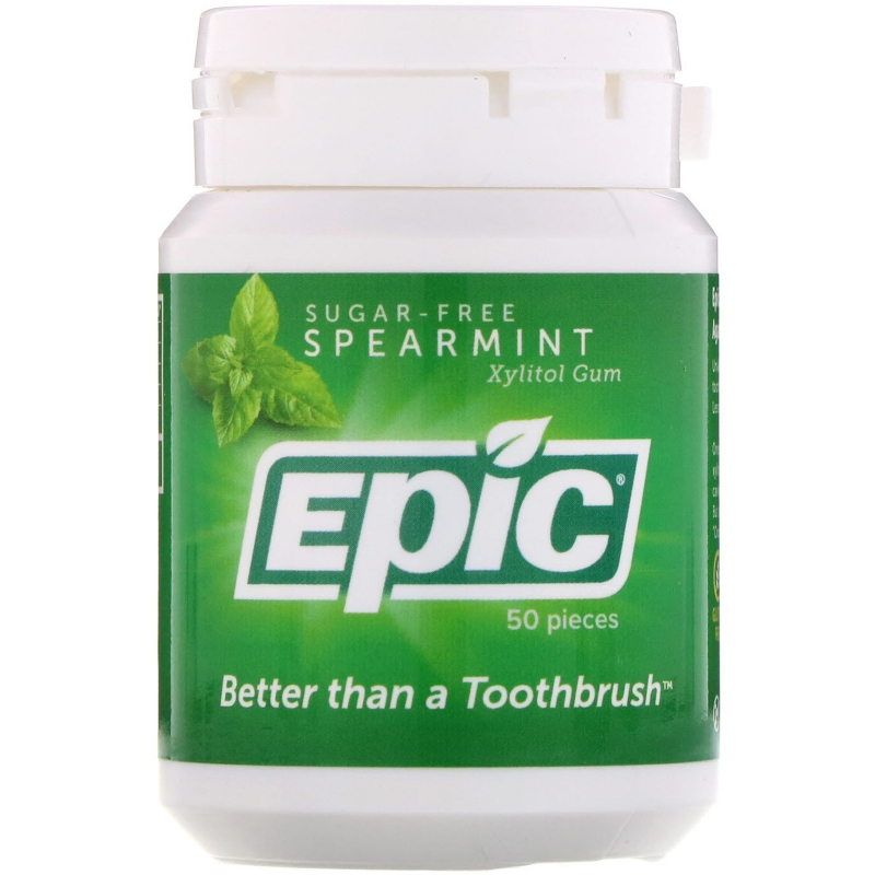 Epic Dental Spearmint Gum 50 Pieces