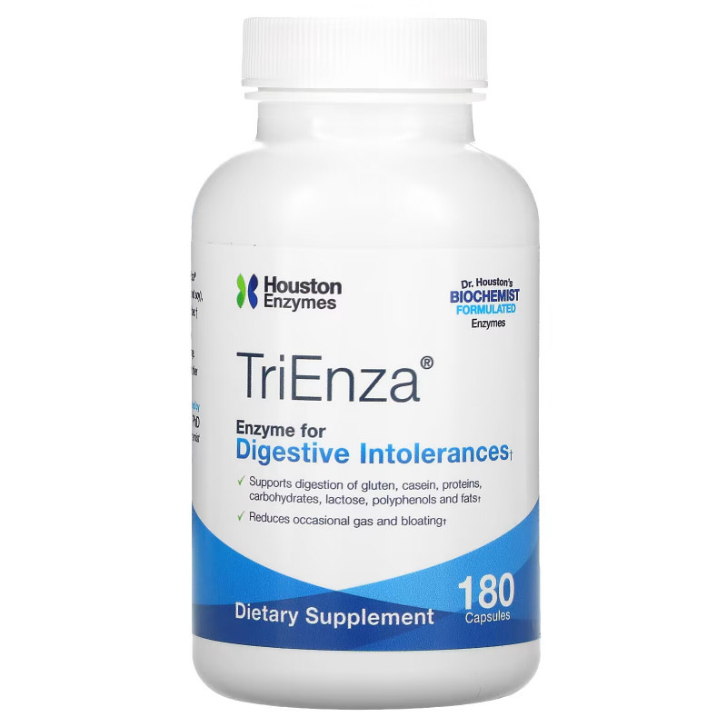 Houston Enzymes пищевая добавка TriEnza с ДПП-4 180 капсул