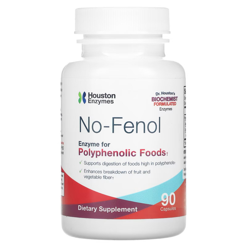 Houston Enzymes Ферментный комплекс No-Fenol 90 капсул