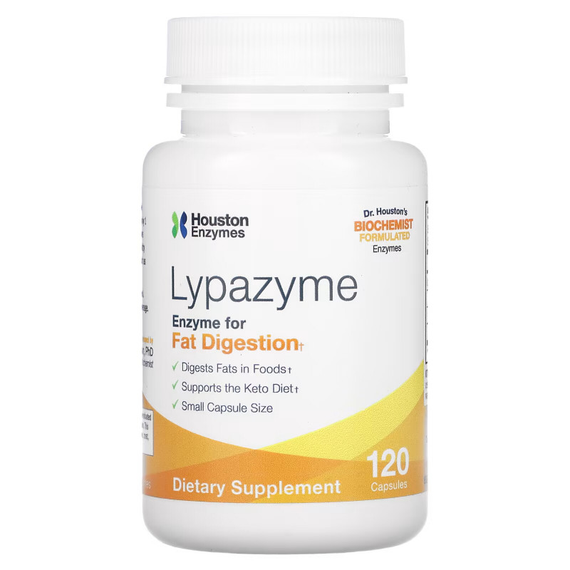 Houston Enzymes Липазим 120 капсул