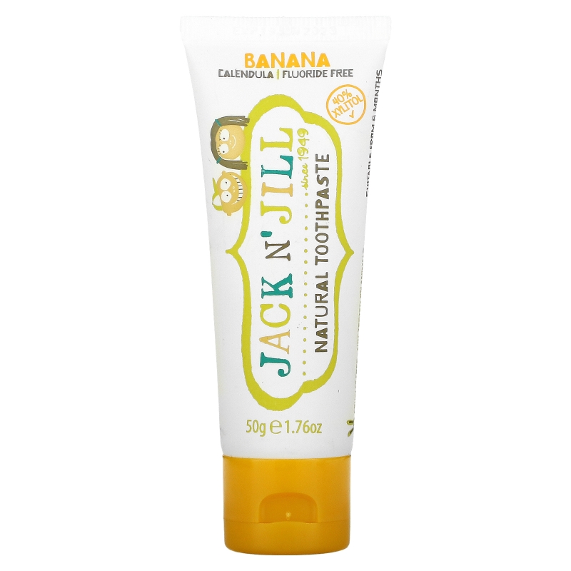 Jack n' Jill Natural Toothpaste With Certified Organic Banana 1.76 oz (50 g)