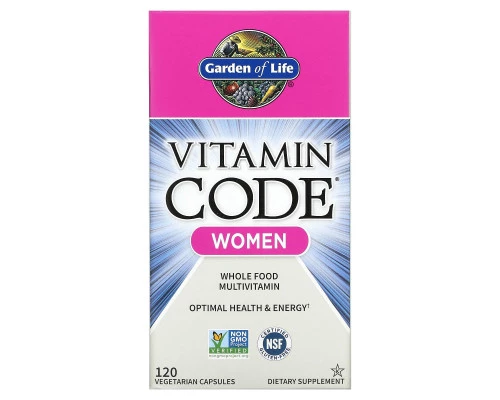 Garden of Life Витаминный код для женщин 120 растительных капсул UltraZorbe Garden of Life Витаминный код для женщин 120 растительных капсул UltraZorbe