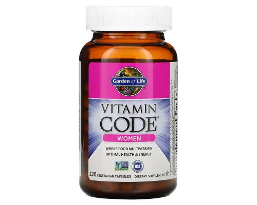 Garden of Life Витаминный код для женщин 120 растительных капсул UltraZorbe Garden of Life Витаминный код для женщин 120 растительных капсул UltraZorbe