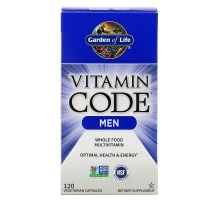Garden of Life Vitamin Code для мужчин 120 овощных капсул