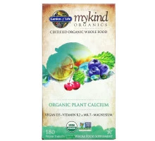Garden of Life KIND Organics органический растительный кальций 180 веганских таблеток