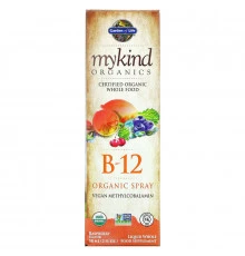 Garden of Life MyKind Organics Органический спрей с витамином B-12 со вкусом малины 2 унции (58 мл)