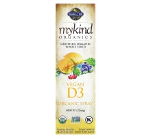 Garden of Life Kind Organics Веганский D3 ванильный спрей 2 унции (60 мл)