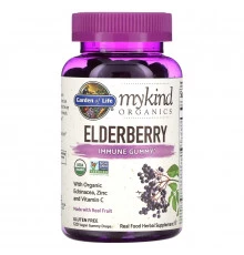 Garden of Life, MyKind Organics, Elderberry, Immune Gummy, 120 Vegan Gummy Drops