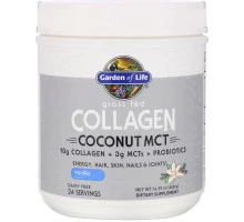 Garden of Life, Grass Fed Collagen, Coconut MCT, Vanilla, 14.39 oz (408 g)