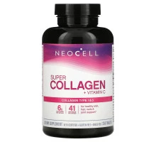 Neocell, Супер коллаген + C, тип 1 и 3, 6000 мг, 250 таблеток