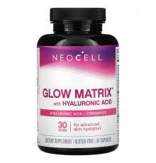 Neocell, Улучшенный увлажнитель кожи Glow Matrix, 90 капсул