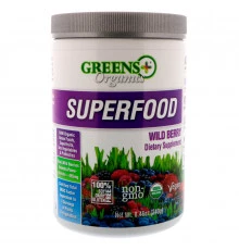 Greens Plus Органический суперпродукт Дикая ягода 8.46 унций (240 г)