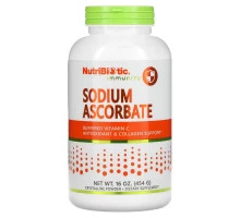 NutriBiotic, Аскорбат натрия, кристаллический порошок, 16 унций (454 г)