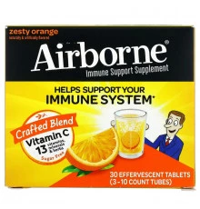 AirBorne Effervescent Tablets Zesty Orange 30 Tablets