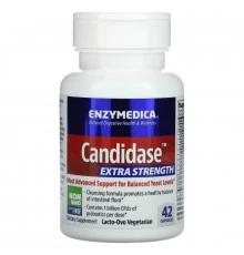 Enzymedica, Кандидаза, экстрасила, 42 капсулы