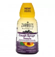 Zarbee's, Complete Cough Syrup + Immune, Natural Berry, 8 fl oz (236 ml)