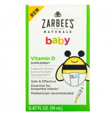 Zarbee's, Naturals, Baby, Vitamin D, 0.47 fl oz (14 ml)