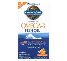 Minami Nutrition MorEPA Оптимальный комплекс ЭПК и ДГК Апельсиновый вкус 2 бутылки 60 желатиновых капсул в каждой