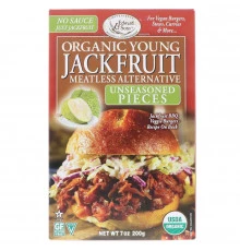 Edward & Sons, Organic Young Jackfruit, Unseasoned Pieces, 7 oz (200 g)