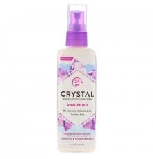 Crystal Body Deodorant, Минеральный спрей-дезодорант, без ароматизаторов, 4 жидк. унц. (118 мл)