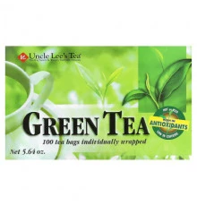 Травяные сборы и чаи Uncle Lee's Tea, Legends of China, зеленый чай, 100 чайных пакетиков, 5,64 унции