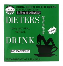 Uncle Lee&#x27;s Tea, Legends of China, натуральный диетический травяной напиток, без кофеина, 30 чайных пакетиков, 69 г