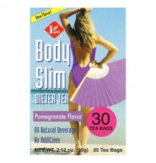 Травяные сборы и чаи Uncle Lee's Tea, Body Slim Dieter Tea, гранат, 30 чайных пакетиков, 60 г (2,12 унции)