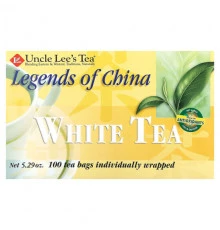 Травяные сборы и чаи Uncle Lee's Tea, Legends of China, белый чай, 100 чайных пакетиков, 150 г (5,29 унции)