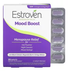 Женское здоровье Estroven, Улучшение настроения, облегчение менопаузы, 30 капсул