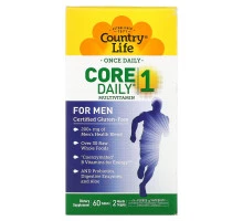 Country Life, Core Daily-, Мультивитамины для мужчин, 60 таблеток