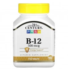 21st Century Health Care B-12 500 мкг 110 таблеток