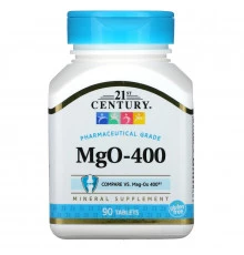 21st Century Health Care MgO Оксид магния 400 мг 90 таблеток