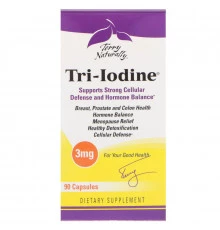Terry Naturally, Tri-Iodine, 3 мг, 90 капсул