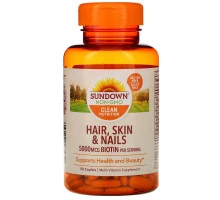 Sundown Naturals, Волосы, кожа и ногти, 120 капсул