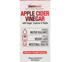 DietWorks, Apple Cider Vinegar, 90 Capsules