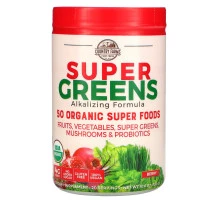 Country Farms, Super Greens, сертифицированная органическая формула из цельных продуктов, вкусный ягодный аромат, 10,6 унц. (300 г)