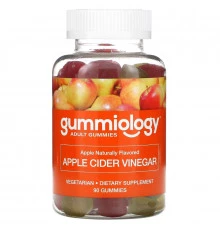 Gummiology, Adult Apple Cider Vinegar Gummies, Natural Apple Flavor, 100 Vegetarian Gummies
