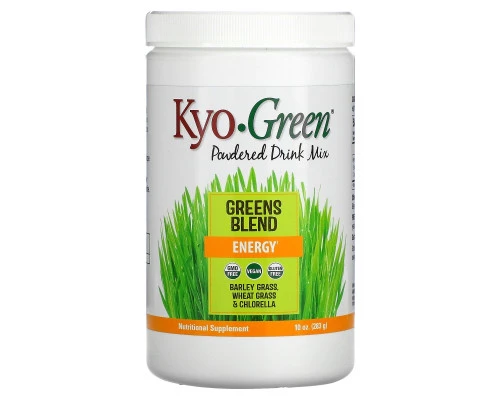 Kyolic, Kyo-Green, сухая смесь для напитка, 10 унций (283 г) Kyolic, Kyo-Green, сухая смесь для напитка, 10 унций (283 г)