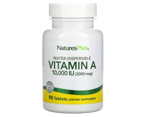 Nature's Plus, Витамин А, 10000 МЕ, 90 таблеток Nature's Plus, Витамин А, 10000 МЕ, 90 таблеток