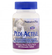 Nature's Plus, Pedi-Active, добавка для активных детей, со вкусом ягодной смеси, 120 жевательных таблеток