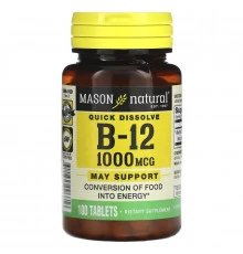 Mason Natural Витамин B-12 1000 мкг 100 таблеток