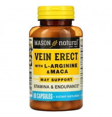 Mason Natural Vein Erect with L-Arginine and Maca 80 Capsules