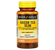 Mason Natural, Зеленый чай для похудения, 60 таблеток