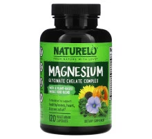 NATURELO, Magnesium with Organic Veggies & Seeds, 200 mg, 120 Vegetarian Capsules