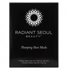 Radiant Seoul, тканевая маска для объема и гладкости кожи, 5 шт. по 25 мл (0,85 унции)