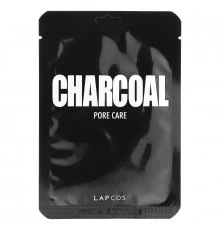 Lapcos, Charcoal Sheet Mask, Pore Care, 1 Sheet, 0.84 fl oz (25 ml)