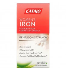 Catalo Naturals, Women's Iron, 60 Vegetarian Capsules